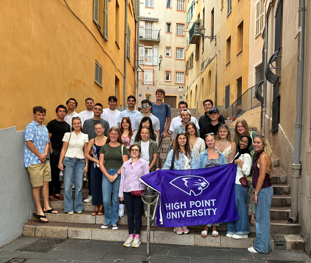 Students explored Nice, France.
