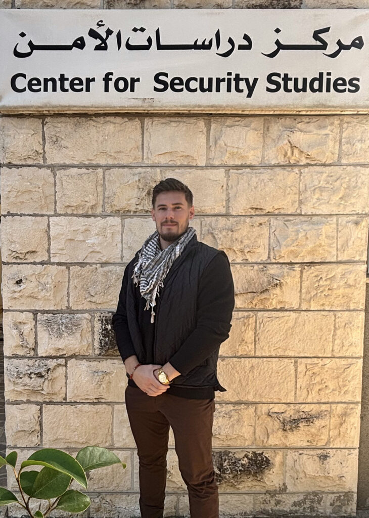 Krone, a native of Wilmette, Illinois, will build on his experience as a Boren Fellow in Amman, Jordan, where he studied Arabic and gained deeper appreciation for balancing national security priorities with humanitarian security considerations.