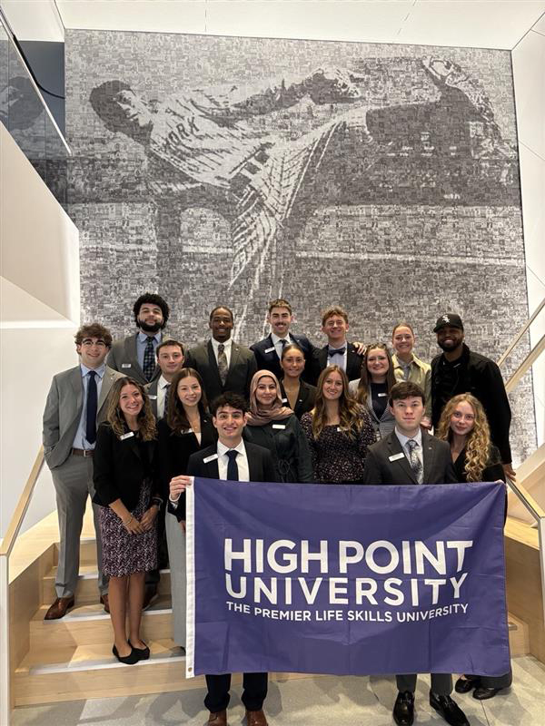 Students toured the Major League Baseball headquarters in New York City.