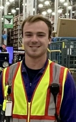 Alex Bouvier an Area Manager for Amazon
