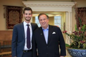 Alex and his father, David Frees