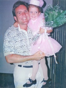 Brittany with her dad.