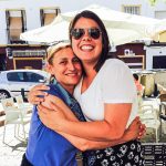 Beard with Rosario Fernandez, her host mom in Seville, Spain