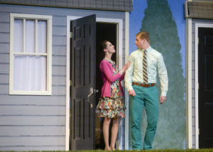 Lauren Quintal and Matthew Hollis perform in the production. 