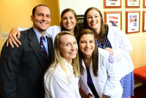 High Point University Physician Assistant students at White Coat Ceremony