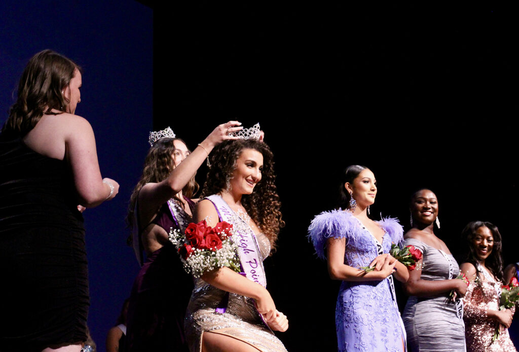 Miss High Point University Sofia Console, center, was crowned during HPU's Circle K Club pageant fundraiser.