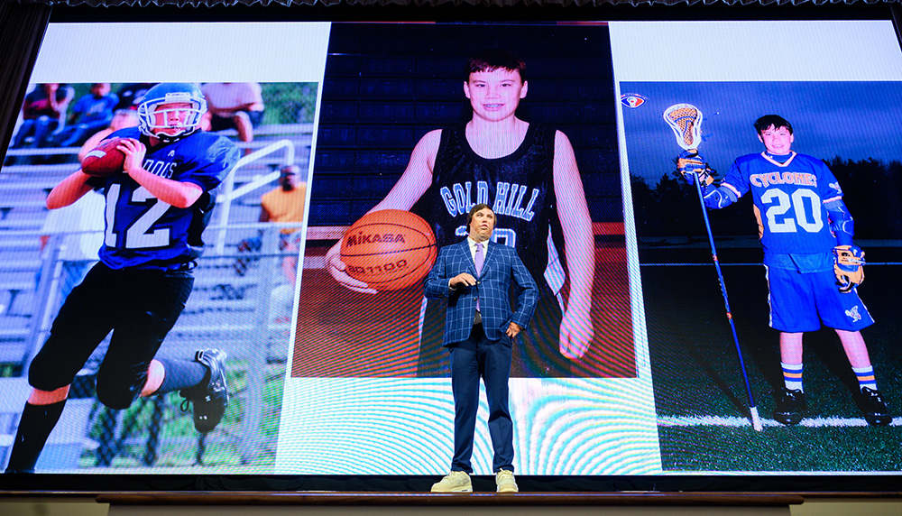 Connor McKemey shares his experiences as an athlete before being engulfed in flames from a propane tank explosion in his Fort Mill, South Carolina, backyard.