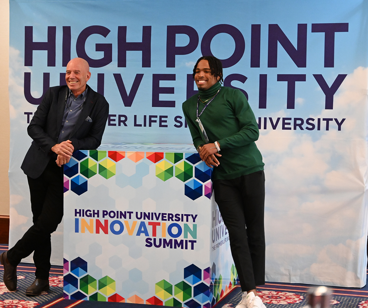 Randolph participated in a meet-and-greet photo session at HPU’s Innovation Summit.