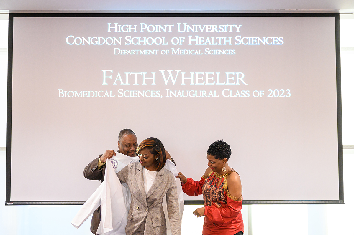 HPU Biomedical White Coat 2