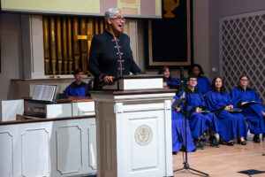 As part of the tradition to honor Dr. King, HPU also held the annual Dr. Martin Luther King Jr. Worship Service in Hayworth Chapel on campus. The keynote speaker was Rev. Dr. Cynthia Hale, founder and senior pastor of Ray of Hope Christian Church in Decatur, Georgia.