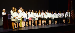 High Point University Physician Assistant students at inaugural White Coat Ceremony