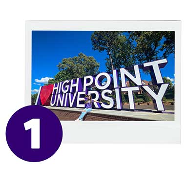 I Love HPU Sign