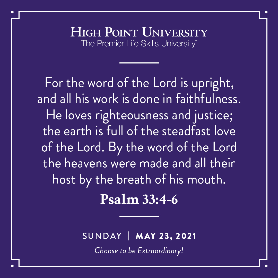 Calendar] May 23, 2021 | High Point University