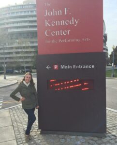 Rachel Garrett at Kennedy Center