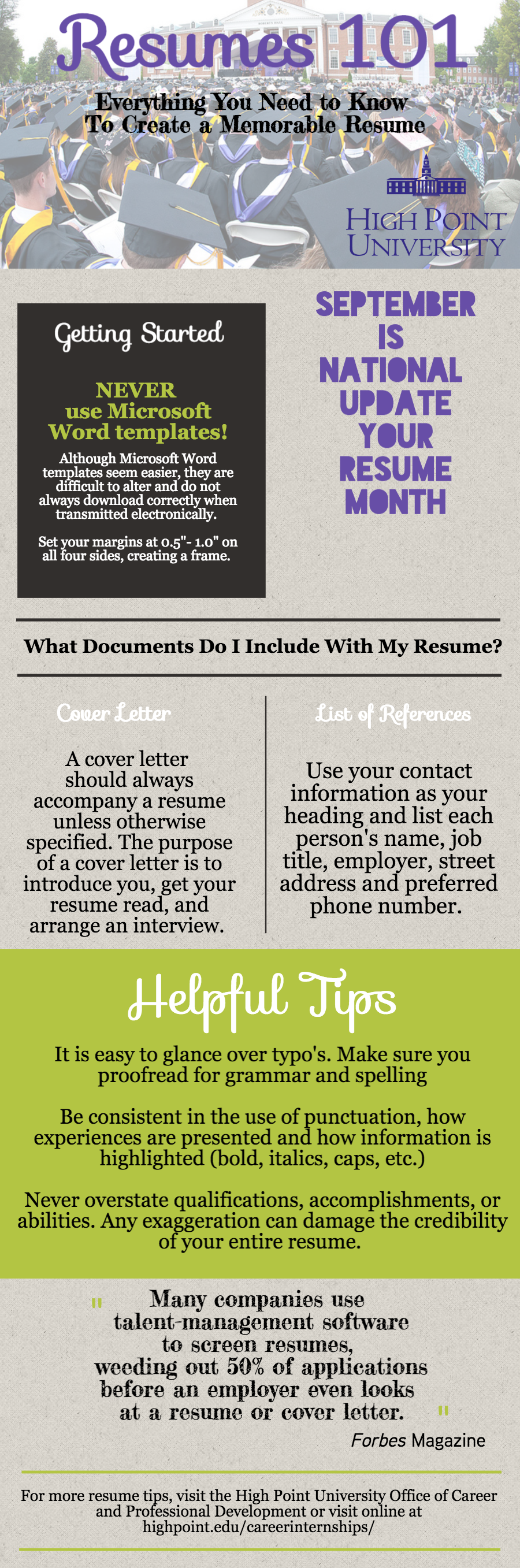 Resumes 101 Sept. 17