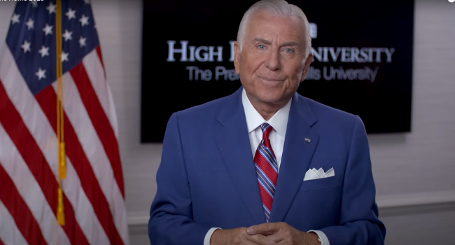 Welcome Home From President Qubein | High Point University | High Point, NC