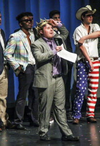 HPU student and Beta Theta Pi member Grant Johnson is crowned Big Man on Campus 2015. 