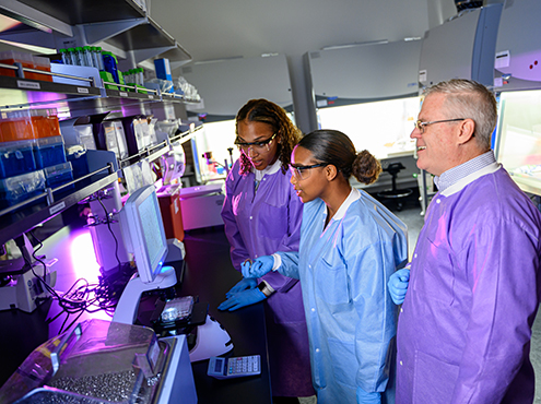Neuroscience students with Dr. Grider