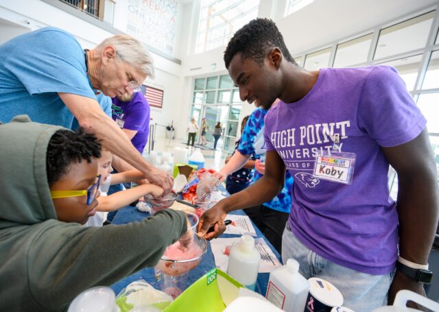 Strawberry DNA extraction at SciQuest 2026
