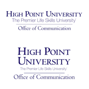 logo creation and approval schools high point university