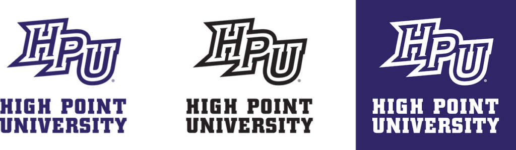 all HPU Bold wordmarks
