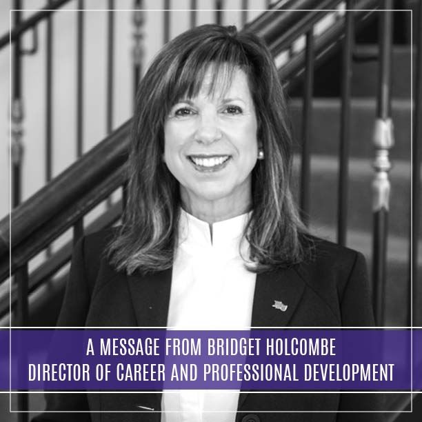 Bridget Holcombe, Career and Professional Development