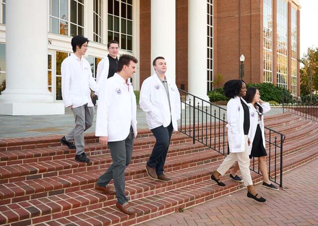 Doctor of Pharmacy students on the High Point University campus