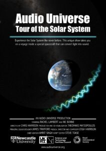 audio tour of the solar system poster