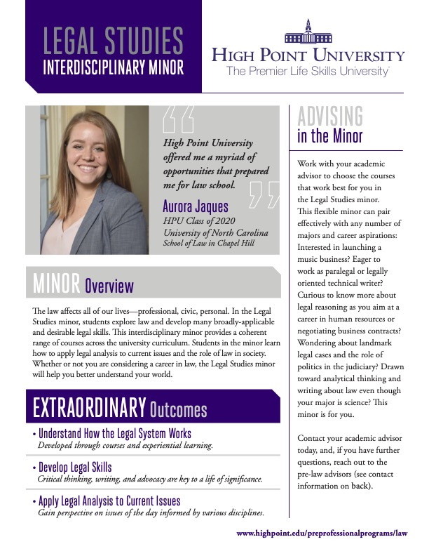 Legal Studies flyer HPU redesign 74267D