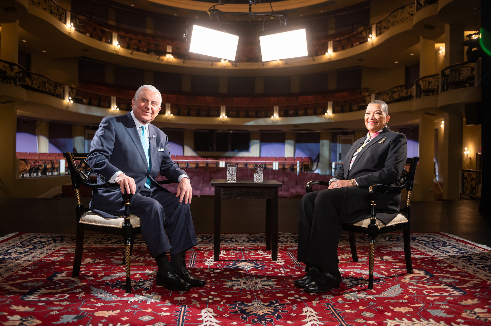 lenora billings harris side by side with nido qubein pbs