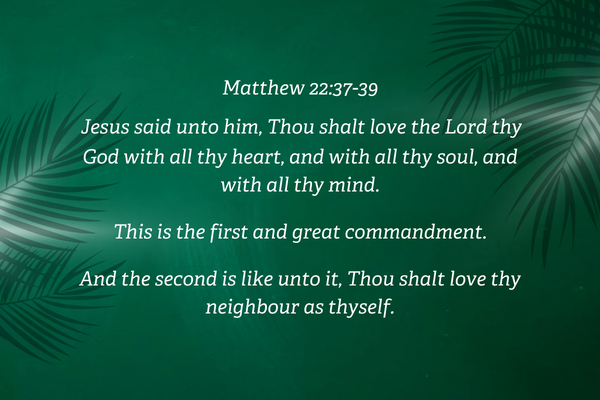Day 41 Matthew 22:37-39 lent