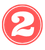 Red Circle Number 2